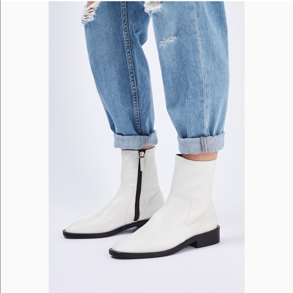 snakeskin ankle boots topshop